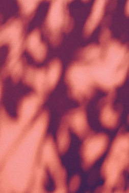 Soyut sanat, botanik gölgeler kahverengi arka planda yer alır 