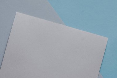 Soyut boş kağıt dokusu arka plan, kırtasiye maketi düz