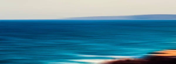 Soyut klasik kıyı arkaplanı, uzun pozlama görünümü — Stok fotoğraf