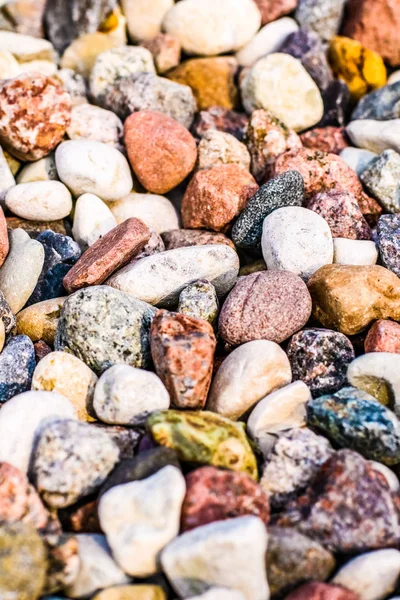Stone pebbles background texture, landscape architecture — Stock Photo, Image
