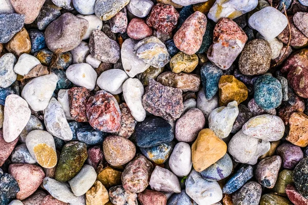 Piedra guijarros fondo textura, paisaje arquitectura — Foto de Stock