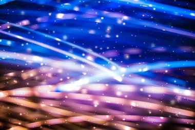 Kış tatili soyut arka plan, parlayan kar ve sihirli kıvılcım