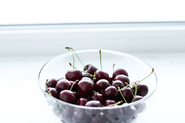 Fresh sweet cherries, juicy cherry berries fruit dessert as heal