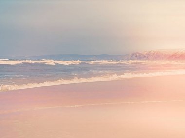 Okyanus manzarası, mükemmel seyahat ve tatil yeri.