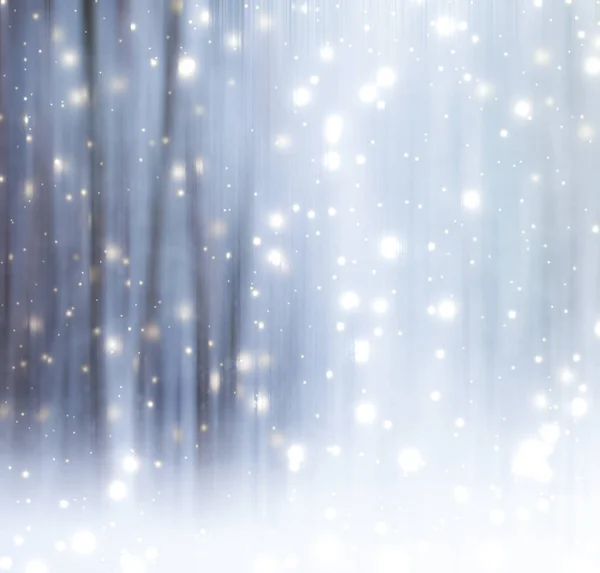 冬季抽象自然艺术印刷品和圣诞风景 — 图库照片