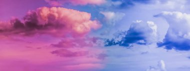 Soyut sanat olarak Rüya gibi gerçeküstü gökyüzü, fantezi pastel renkler backg