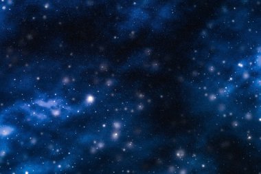 Evren evrende yıldızlar, gezegen ve galaksi, uzay ve zaman trav