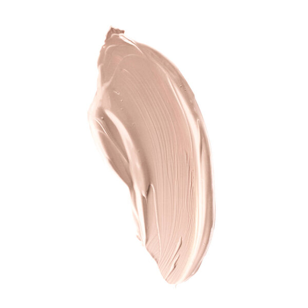 Make-up pale base foundation brush strokes and smudge texture