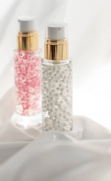 Skincare serum and make-up primer gel bottle, moisturizing lotio