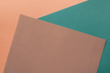 Soyut boş kağıt dokusu arka plan, kırtasiye maketi düz