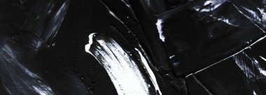 Sanatsal soyut doku arkaplanı, beyaz akrilik boya fırçası 