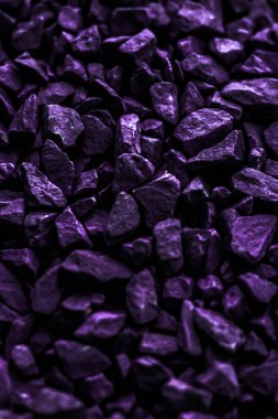 Mor taş çakıl taşları soyut arkaplan dokusu, manzara...