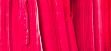 Kırmızı kozmetik doku arka planı, makyaj ve cilt estetiği 