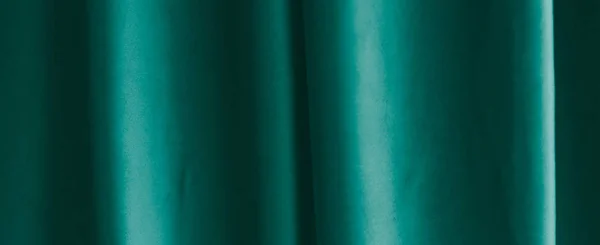 Abstract emerald fabric background, velvet textile material for