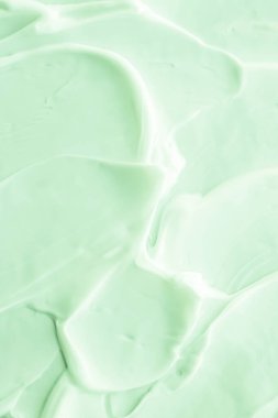 Cilt bakım ürünleri ve krem ürün dokusu veya el yıkama için antibakteriyel sıvı sabun virüs koruması ve hijyen için, üst görünüm