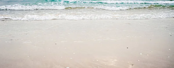 Красивое Море Океан Горизонт Вид Побережье Тропического Песчаного Пляжа Летние — стоковое фото
