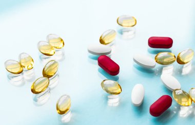 Virüsün korunması için ilaçlar, kapsüller ve probiyotikler, sağlık ve ilaçlar