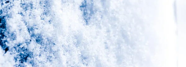 Snow texture as winter and holiday season background — Stock Photo, Image