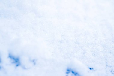 Kış ve tatil sezonu olarak kar dokusu