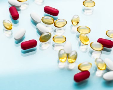 Virüsün korunması için ilaçlar, kapsüller ve probiyotikler, sağlık ve ilaçlar