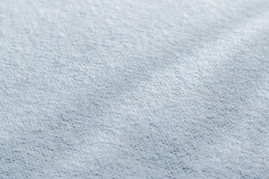 İç tasarım için arka plan olarak kaliteli mavi kumaş dokusu, dekoratif tekstil