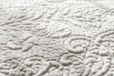 İç tasarım için arkaplan olarak kaliteli kumaş dokusu, dekoratif tekstil