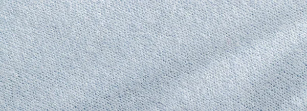 プレミアムブルーの生地の質感、インテリアデザインの背景としての装飾繊維 — ストック写真