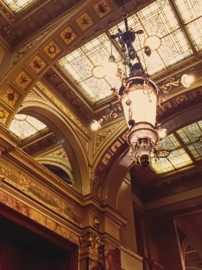 Brüksel, Belçika 'daki beş yıldızlı Metropole Oteli' nin lüks iç tasarımı