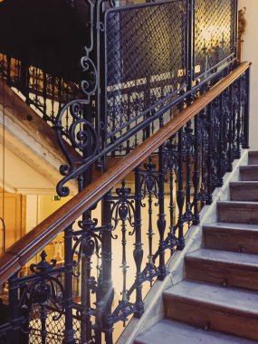 Brüksel, Belçika 'daki beş yıldızlı Metropole Oteli' nin lüks iç tasarımı