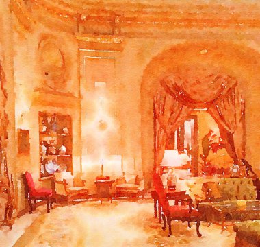 Suluboya Sanat Yazısı, Avrupa 'da Seyahat Sahnesi