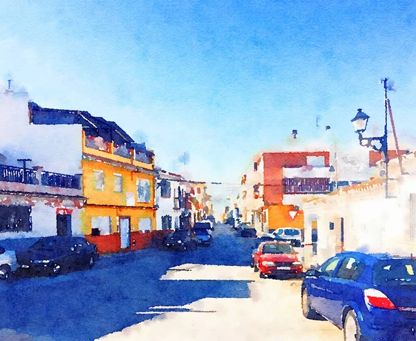 Suluboya Sanat Yazısı, Avrupa 'da Seyahat Sahnesi