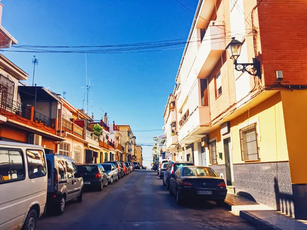 Calles de Vélez-Málaga, pequeña ciudad en la región de Andalucía en España —  Fotos de Stock