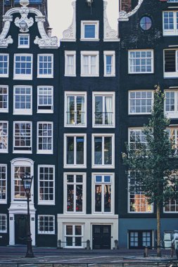 Hollanda 'daki Amsterdam şehir merkezindeki ana şehir caddesi.