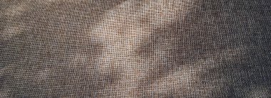 Kırsal arkaplan olarak keten dokusu ve gölgeler