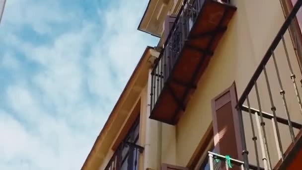 Gator i Malaga, stad i Andalusien i Spanien — Stockvideo