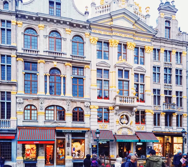 De Grote Markt in Brussel, de hoofdstad van België, beroemd historisch monument — Stockfoto