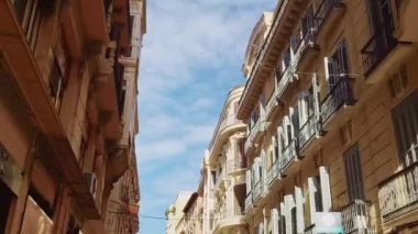 Malaga sokakları, İspanya 'nın Endülüs bölgesi.