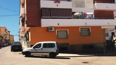 Malaga sokakları, İspanya 'nın Endülüs bölgesi.