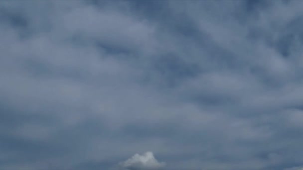 多云的天空、天气和自然的时间 — 图库视频影像