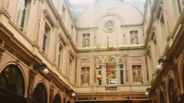 Strade di Bruxelles, capitale del Belgio, architettura europea ed edifici storici — Video Stock