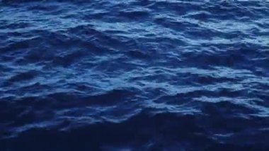 Akdeniz 'de güzel mavi deniz, yaz tatili ve tatil