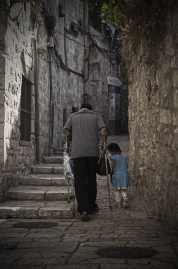 Kudüs eski şehir sokakları