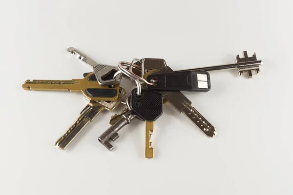 Bunch of different keys — Stock Photo, Image