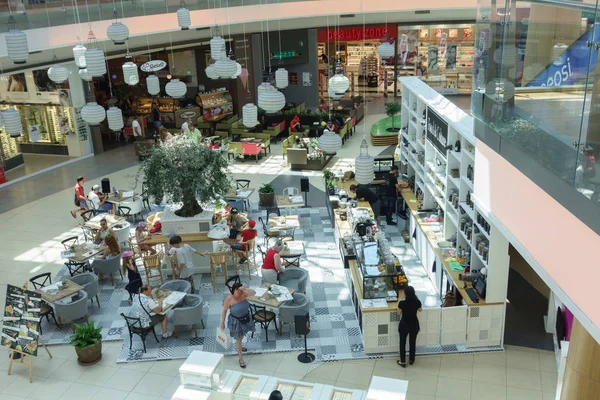 Illustration of shopping in shopping center of Mall Galleria — Stock Photo, Image