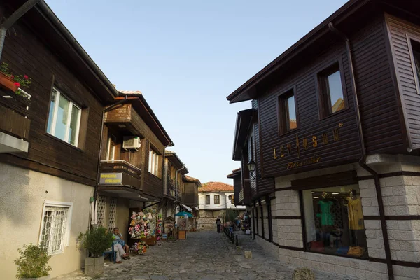 Rues de la vieille ville de Nessebar — Photo