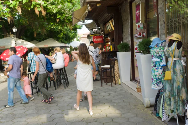 Calles del casco antiguo de Nessebar — Foto de Stock