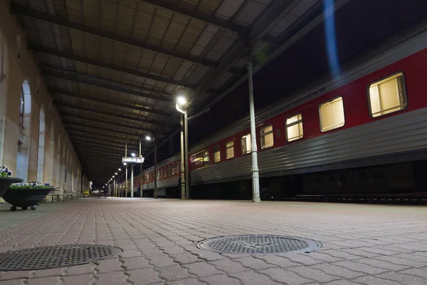 Vilnius city at night. — Stock Photo, Image