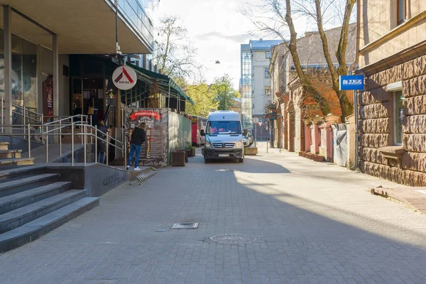 Straten van Vilnius stad — Stockfoto