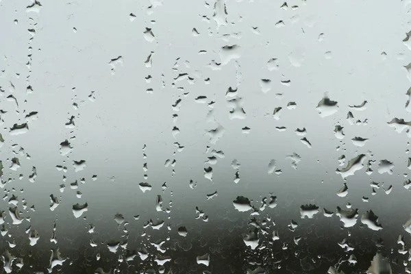 Water droplets on glass — Stock Photo, Image