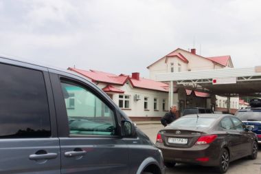 Beyaz Rusya ve Litvanya arasındaki sınır kapısı
